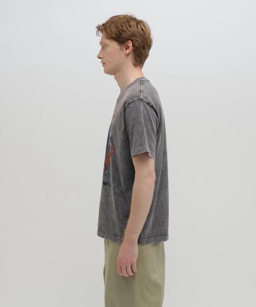 AVIREX(アヴィレックス)の「《直営店限定》FADE S/S T-SHIRT ”EAGLE” / フェード 半袖Tシャツ ”鷲” / AVIREX / アヴィレックス(Tシャツ/カットソー・メンズ・ホワイト系2/チャコールグレー/オレンジ・XL/L/M/2XL)」の11枚目の写真