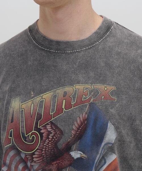 AVIREX(アヴィレックス)の「《直営店限定》FADE S/S T-SHIRT ”EAGLE” / フェード 半袖Tシャツ ”鷲” / AVIREX / アヴィレックス(Tシャツ/カットソー・メンズ・ホワイト系2/チャコールグレー/オレンジ・XL/L/M/2XL)」の13枚目の写真