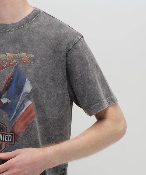 AVIREX(アヴィレックス)の「《直営店限定》FADE S/S T-SHIRT ”EAGLE” / フェード 半袖Tシャツ ”鷲” / AVIREX / アヴィレックス(Tシャツ/カットソー・メンズ・ホワイト系2/チャコールグレー/オレンジ・XL/L/M/2XL)」の14枚目の写真