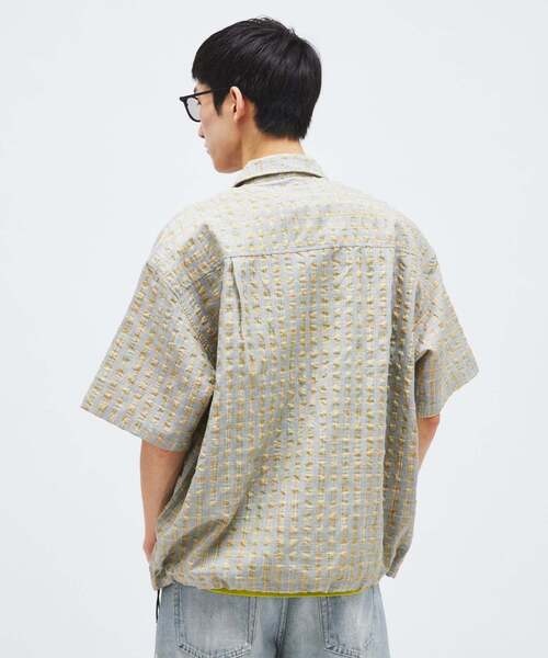 JOURNAL STANDARD(ジャーナルスタンダード)の「Airform / エアフォーム サッカー 半袖 シャツ(シャツ/ブラウス・メンズ・グレー/ブラウン/コバルトブルー/ネイビー・LARGE/MEDIUM)」の13枚目の写真