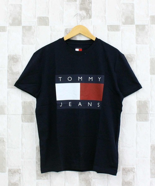 TOMMY HILFIGER(トミーヒルフィガー)の「TMJ レギュラーフィット ビッグフラッグ SS Tシャツ(Tシャツ/カットソー・メンズ・ブラック/ホワイト/ネイビー・XL/L/M)」の10枚目の写真