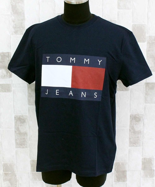 TOMMY HILFIGER(トミーヒルフィガー)の「TMJ レギュラーフィット ビッグフラッグ SS Tシャツ(Tシャツ/カットソー・メンズ・ブラック/ホワイト/ネイビー・XL/L/M)」の13枚目の写真