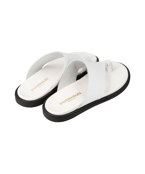1 piu 1 uguale 3(ウノピゥウノウグァーレトレ)の「THUMB SANDAL(サンダル・メンズ・ホワイト・42/41)」の2枚目の写真