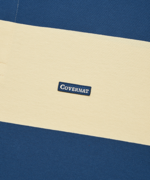 COVERNAT(カバーナット)の「ストライプラグビー襟Tシャツイエロー(ポロシャツ・レディース・その他・X-SMALL/SMALL/MEDIUM/LARGE/X-LARGE/XX-LARGE)」の7枚目の写真