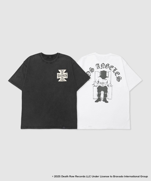 MFC STORE(エムエフシーストア)の「U/MUSIC x MFC STORE Death Row Records Los Angeles TEE(Tシャツ/カットソー・メンズ・ブラック系/ホワイト・S/M/L/XL)」の3枚目の写真