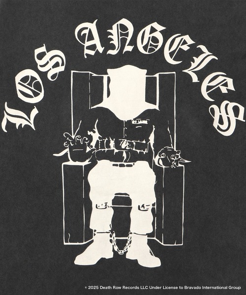 MFC STORE(エムエフシーストア)の「U/MUSIC x MFC STORE Death Row Records Los Angeles TEE(Tシャツ/カットソー・メンズ・ブラック系/ホワイト・S/M/L/XL)」の12枚目の写真