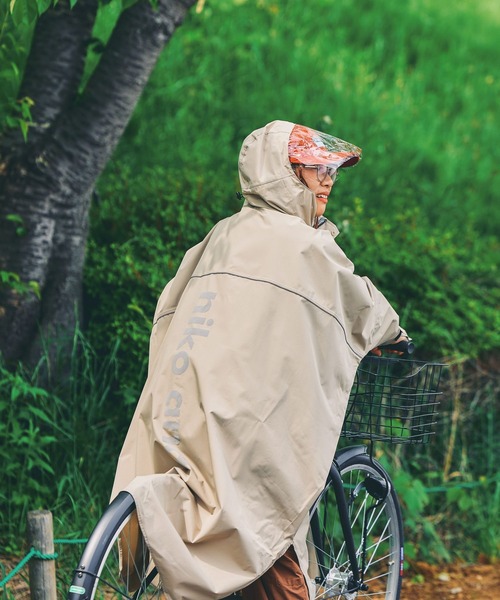 niko and...（ニコアンド）の「【Wpc.(ダブリュピーシー)】コラボ　自転車レインコート（レインコート/ポンチョ・レディース・ライトグレー/サックスブルー・0）」の22枚目の写真