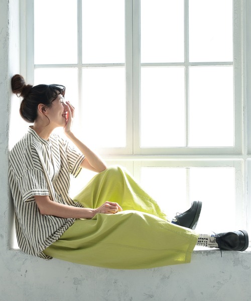 soulberry(ソウルベリー)の「店長がつくった、暑がりな私のライムなパンツ(その他パンツ・レディース・ライム・4L/3L/LL/L/M/S/5L)」の2枚目の写真