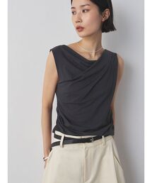 MIESROHE（ミースロエ）の「【洗える・持続冷感】【ICEFFABRIC＋R】ドレープトップス（Tシャツ/カットソー）」