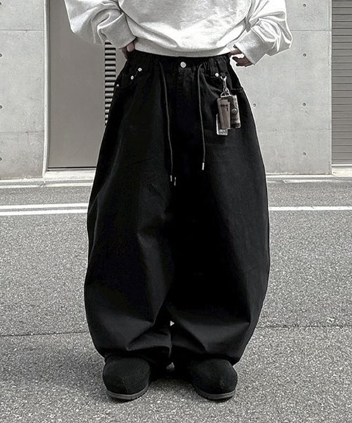 セール】Curved Balloon Pants/カーブバルーンパンツ【ユニセックス