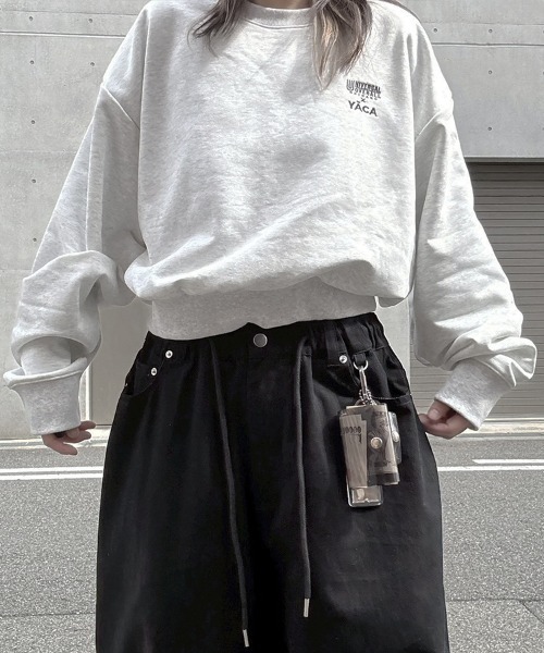 YACA(ヤーカ)の「Curved Balloon Pants/カーブバルーンパンツ【ユニセックス着用可能】(その他パンツ・レディース・ブラック/ブラウン/ライトベージュ・FREE)」の4枚目の写真