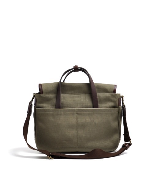 CLEDRAN(クレドラン)の「【帆布×本革 A4収納可能】CL3755 GRAN 2WAY BAG(ショルダーバッグ・レディース・オリーブ/サンドベージュ/ブラック・FREE)」の6枚目の写真