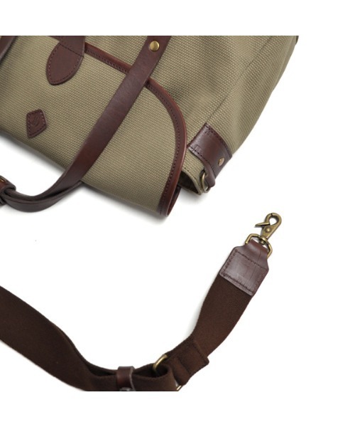 CLEDRAN(クレドラン)の「【帆布×本革 A4収納可能】CL3755 GRAN 2WAY BAG(ショルダーバッグ・レディース・オリーブ/サンドベージュ/ブラック・FREE)」の9枚目の写真
