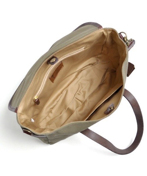 CLEDRAN(クレドラン)の「【帆布×本革 A4収納可能】CL3755 GRAN 2WAY BAG(ショルダーバッグ・レディース・オリーブ/サンドベージュ/ブラック・FREE)」の12枚目の写真