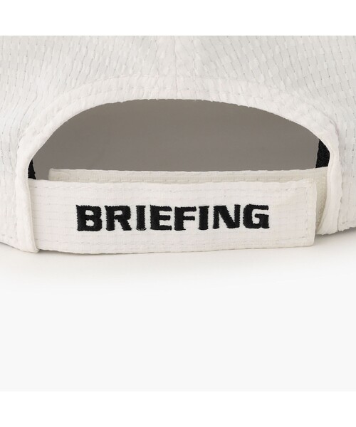 BRIEFING(ブリーフィング)の「【BRIEFING GOLF/ブリーフィングゴルフ】WOMEN’S SEERSUCKER CORD STRAP CAP(キャップ・レディース・ベージュ/ホワイト/ブラック/チャコール・FREE)」の8枚目の写真