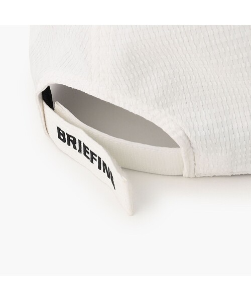 BRIEFING(ブリーフィング)の「【BRIEFING GOLF/ブリーフィングゴルフ】WOMEN’S SEERSUCKER CORD STRAP CAP(キャップ・レディース・ベージュ/ホワイト/ブラック/チャコール・FREE)」の9枚目の写真