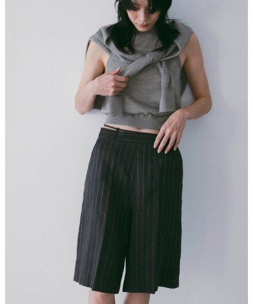 anuke(アンヌーク)の「Highgauge Sheer Tanktop 62610509(Tシャツ/カットソー・メンズ・グレイッシュベージュ/ブラウン/ピンク・FREE)」の8枚目の写真