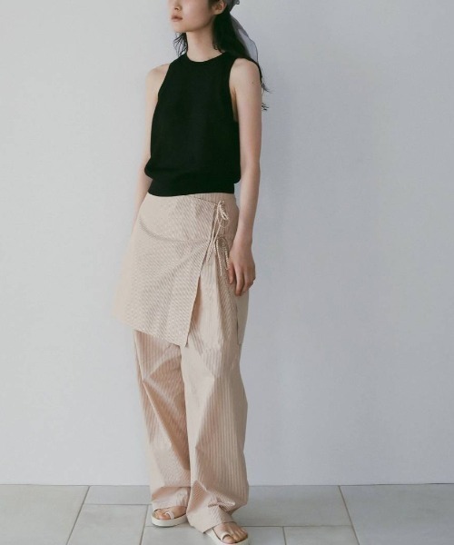 anuke(アンヌーク)の「Highgauge Sheer Tanktop 62610509(Tシャツ/カットソー・メンズ・グレイッシュベージュ/ブラウン/ピンク・FREE)」の14枚目の写真