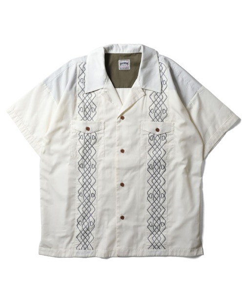 HOUSTON（ヒューストン）の「［HOUSTON ヒューストン］MAP RAYON ALOHA