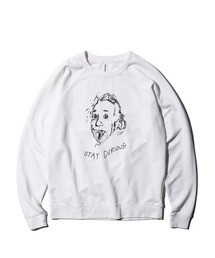 THRIFTY LOOK スリフティルック / "STAY CURIOUS"RAGLAN LS CREW