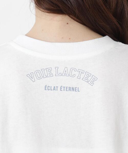 one'sterrace（ワンズテラス）の「コットン ワイドプリント Tシャツ A（Tシャツ/カットソー・レディース・ブラック系8/アイボリー系8/ライトグリーン系/ネイビー系5/ブラウン系8・02）」の19枚目の写真