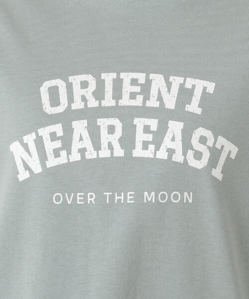 one'sterrace（ワンズテラス）の「コットン ワイドプリント Tシャツ A（Tシャツ/カットソー・レディース・ブラック系8/アイボリー系8/ライトグリーン系/ネイビー系5/ブラウン系8・02）」の13枚目の写真