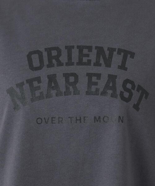 one'sterrace（ワンズテラス）の「コットン ワイドプリント Tシャツ A（Tシャツ/カットソー・レディース・ブラック系8/アイボリー系8/ライトグリーン系/ネイビー系5/ブラウン系8・02）」の7枚目の写真