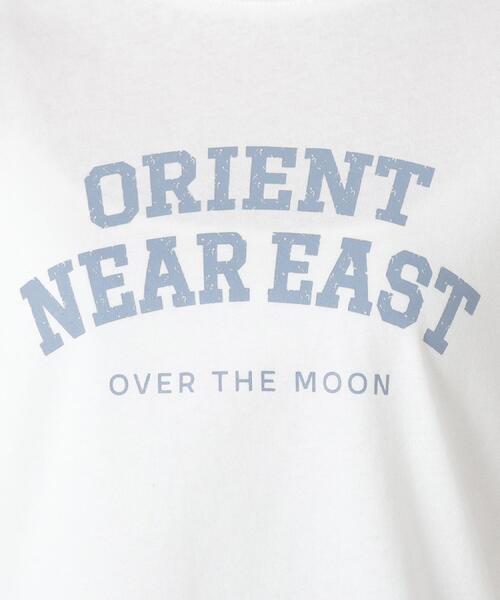 one'sterrace（ワンズテラス）の「コットン ワイドプリント Tシャツ A（Tシャツ/カットソー・レディース・ブラック系8/アイボリー系8/ライトグリーン系/ネイビー系5/ブラウン系8・02）」の9枚目の写真