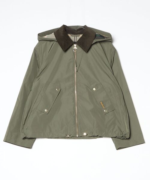 fredy emue（フレディエミュ）の「【BARBOUR】WEAVER SHOWERPROOF JACKET（ブルゾン・レディース・ブラック/カーキ・38）」の2枚目の写真