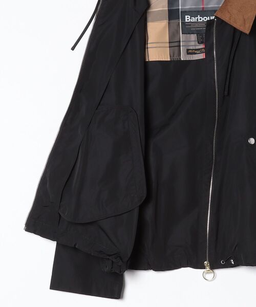 fredy emue（フレディエミュ）の「【BARBOUR】WEAVER SHOWERPROOF JACKET（ブルゾン・レディース・ブラック/カーキ・38）」の4枚目の写真