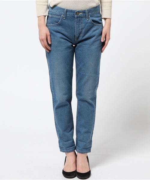 Lee（リー）の「【Lee×CIAOPANICTYPY】コラボテーパードデニムパンツ（デニムパンツ・レディース・ネイビー/インディゴブルー/ホワイト/ブルー・SMALL/MEDIUM/LARGE）」の10枚目の写真