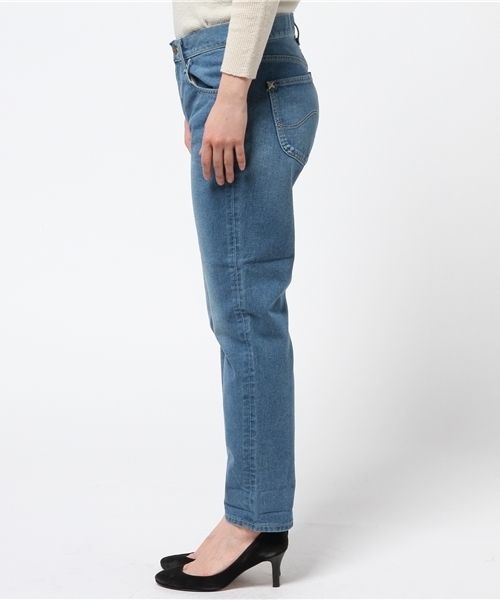 Lee（リー）の「【Lee×CIAOPANICTYPY】コラボテーパードデニムパンツ（デニムパンツ・レディース・ネイビー/インディゴブルー/ホワイト/ブルー・SMALL/MEDIUM/LARGE）」の11枚目の写真