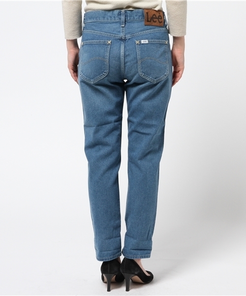 Lee（リー）の「【Lee×CIAOPANICTYPY】コラボテーパードデニムパンツ（デニムパンツ・レディース・ネイビー/インディゴブルー/ホワイト/ブルー・SMALL/MEDIUM/LARGE）」の12枚目の写真