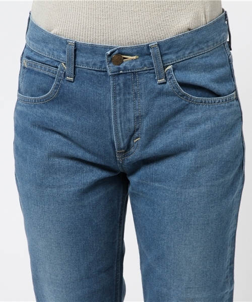 Lee（リー）の「【Lee×CIAOPANICTYPY】コラボテーパードデニムパンツ（デニムパンツ・レディース・ネイビー/インディゴブルー/ホワイト/ブルー・SMALL/MEDIUM/LARGE）」の13枚目の写真