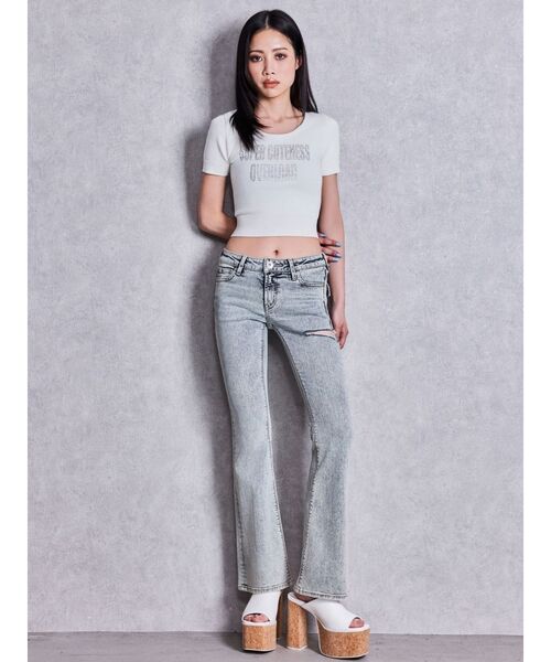 GYDA(ジェイダ)の「コルクチャンキーサンダル(サンダル・レディース・ブラック/オフホワイト・SMALL/MEDIUM/LARGE)」の10枚目の写真