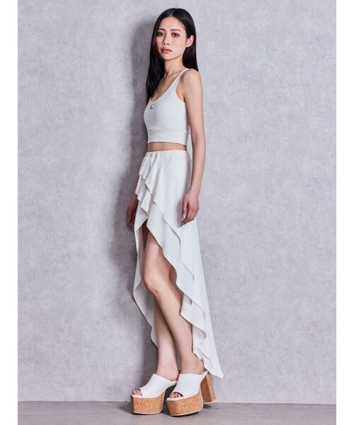 GYDA(ジェイダ)の「コルクチャンキーサンダル(サンダル・レディース・ブラック/オフホワイト・SMALL/MEDIUM/LARGE)」の14枚目の写真