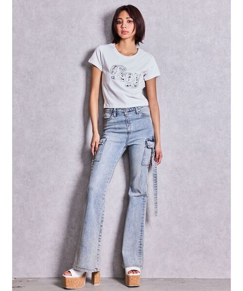 GYDA(ジェイダ)の「コルクチャンキーサンダル(サンダル・レディース・ブラック/オフホワイト・SMALL/MEDIUM/LARGE)」の16枚目の写真
