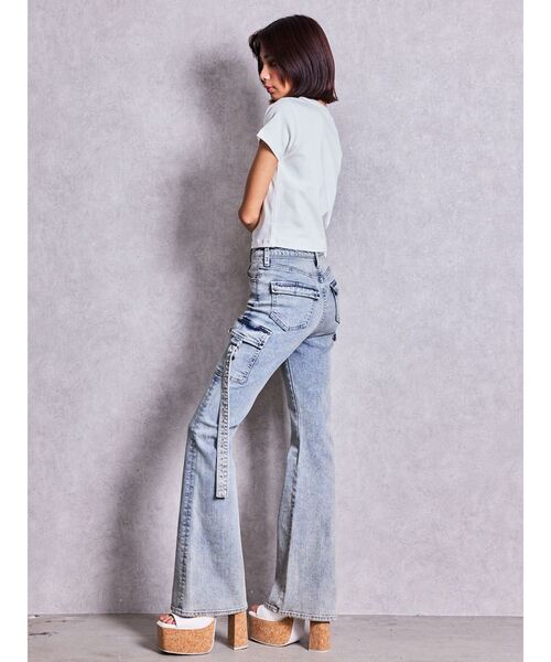 GYDA(ジェイダ)の「コルクチャンキーサンダル(サンダル・レディース・ブラック/オフホワイト・SMALL/MEDIUM/LARGE)」の17枚目の写真