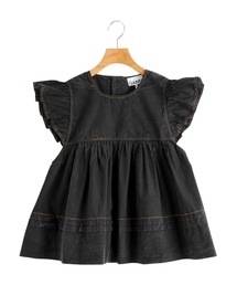 GANNI | GANNI / ガニー：【レディース】Garment Dyed Cotton Frill Sleeve Top：W0587[ANN](タンクトップ)