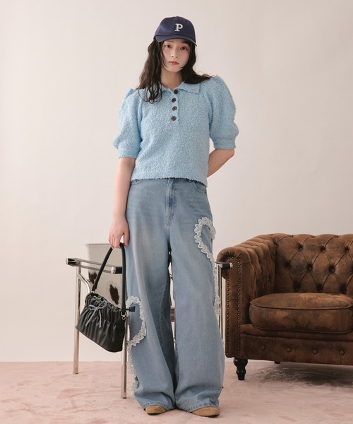 loin nuit（ロワンニュイ）の「2way gather hand bag / 2wayギャザーハンドバッグ（ショルダーバッグ・レディース・アイボリー/キャメル/ブラック・FREE）」の12枚目の写真