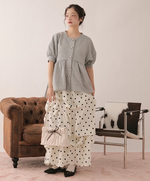 loin nuit（ロワンニュイ）の「2way gather hand bag / 2wayギャザーハンドバッグ（ショルダーバッグ・レディース・アイボリー/キャメル/ブラック・FREE）」の20枚目の写真