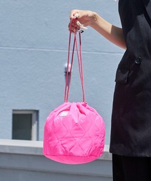 MIS（エムアイエス）の「MIS/エムアイエス MILITARY QUILTED EFFECTS BAG ミリタリーキルトエフェクトバッグ ミニバッグ 巾着ポーチ 小物入れ レディース 2026年 夏 夏服（ハンドバッグ）」