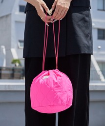 MIS（エムアイエス）の「MIS/エムアイエス MILITARY QUILTED EFFECTS BAG ミリタリーキルトエフェクトバッグ ミニバッグ 巾着ポーチ 小物入れ レディース 2026年 夏 夏服（ハンドバッグ）」