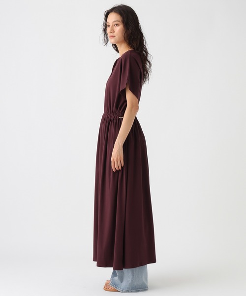 Elura(エルーラ)の「汗ジミ軽減スキッパーワンピース<低身長サイズあり>/1032365(ワンピース・レディース・ブラック/ボルドー・FREE(S)/FREE)」の17枚目の写真