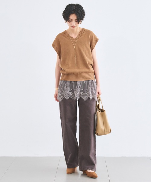 BARNYARDSTORM(バンヤードストーム)の「upper hights(アッパーハイツ) / THE NIECE MID-RISE(デニムパンツ・レディース・ブラウン系その他・23inch/24inch/25inch)」の21枚目の写真