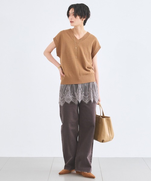 BARNYARDSTORM(バンヤードストーム)の「upper hights(アッパーハイツ) / THE NIECE MID-RISE(デニムパンツ・レディース・ブラウン系その他・23inch/24inch/25inch)」の10枚目の写真