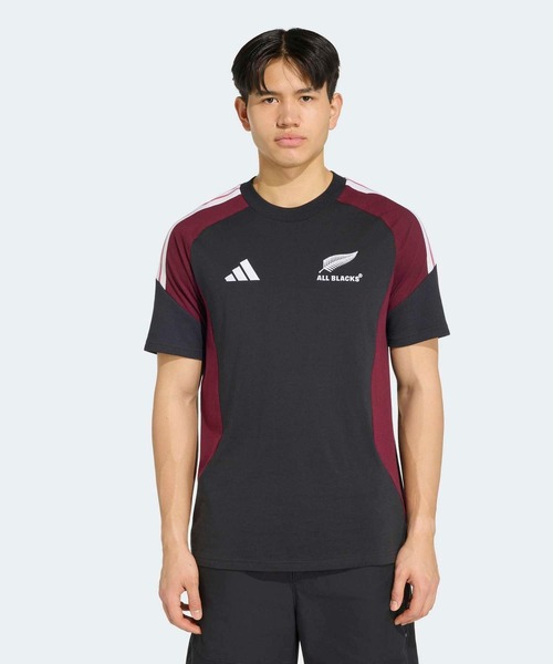 adidas(アディダス)の「オールブラックス コットンTシャツ / All blacks Cotton Tee / アディダス adidas(Tシャツ/カットソー・メンズ・ブラック・SMALL/MEDIUM/LARGE/3XL/XX-LARGE/X-LARGE)」の1枚目の写真