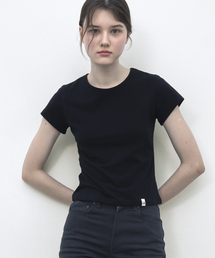 CROP T-SHIRT - BLACK