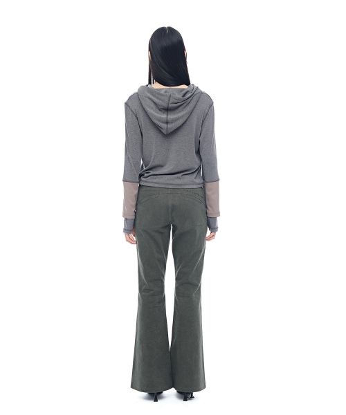 HALF DEVIL US(ハーフデビルアス)の「メタルパールベルト付きブーツカットパンツ_ブラウン(その他パンツ・レディース・その他・SMALL/MEDIUM)」の13枚目の写真