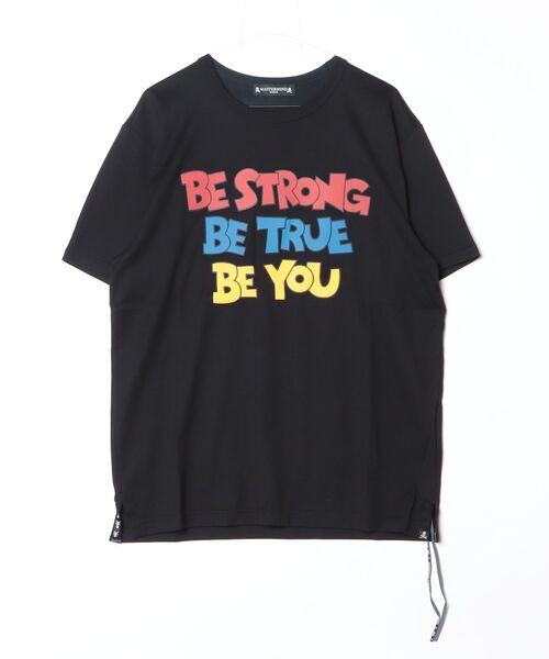 mastermind JAPAN(マスターマインド)の「BE TRUE TEE(Tシャツ/カットソー・メンズ・ピンク/イエロー/ブラック・XL)」の2枚目の写真